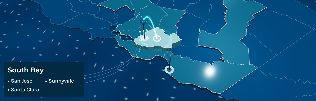 UFG service regions across Northern California